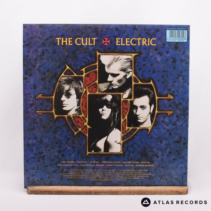The Cult - Electric - Gatefold Damont LP Vinyl Record - EX/EX