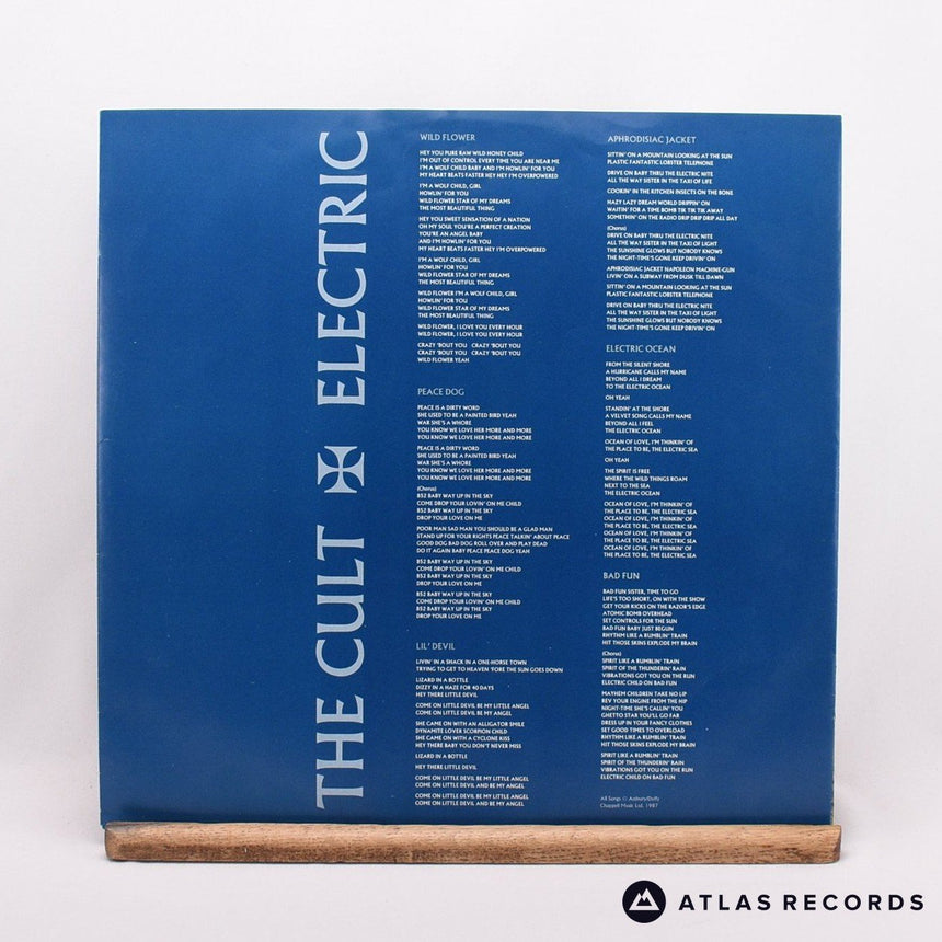 The Cult - Electric - Gatefold Damont LP Vinyl Record - EX/EX