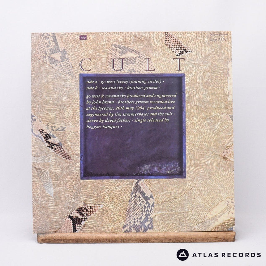 The Cult - Go West (Crazy Spinning Circles) - 12" Vinyl Record - EX/EX