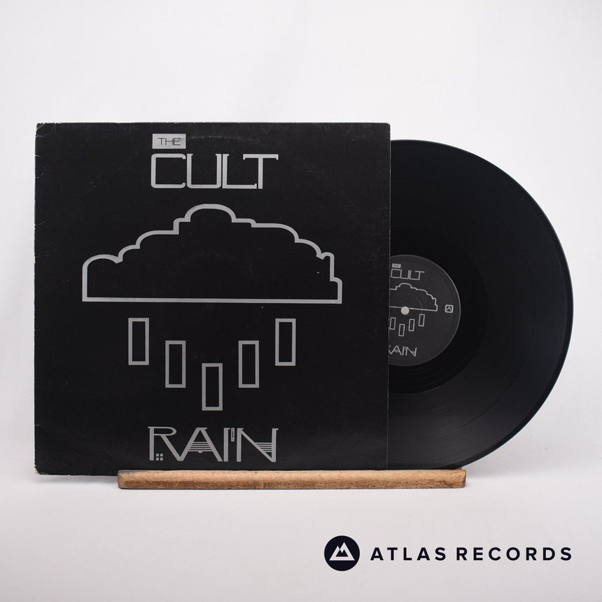 The Cult Rain 12" Vinyl Record - Front Cover & Record