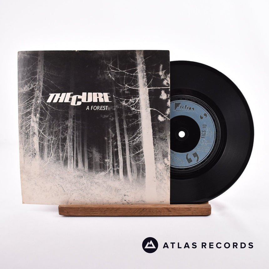 The Cure A Forest 7" Vinyl Record - Front Cover & Record