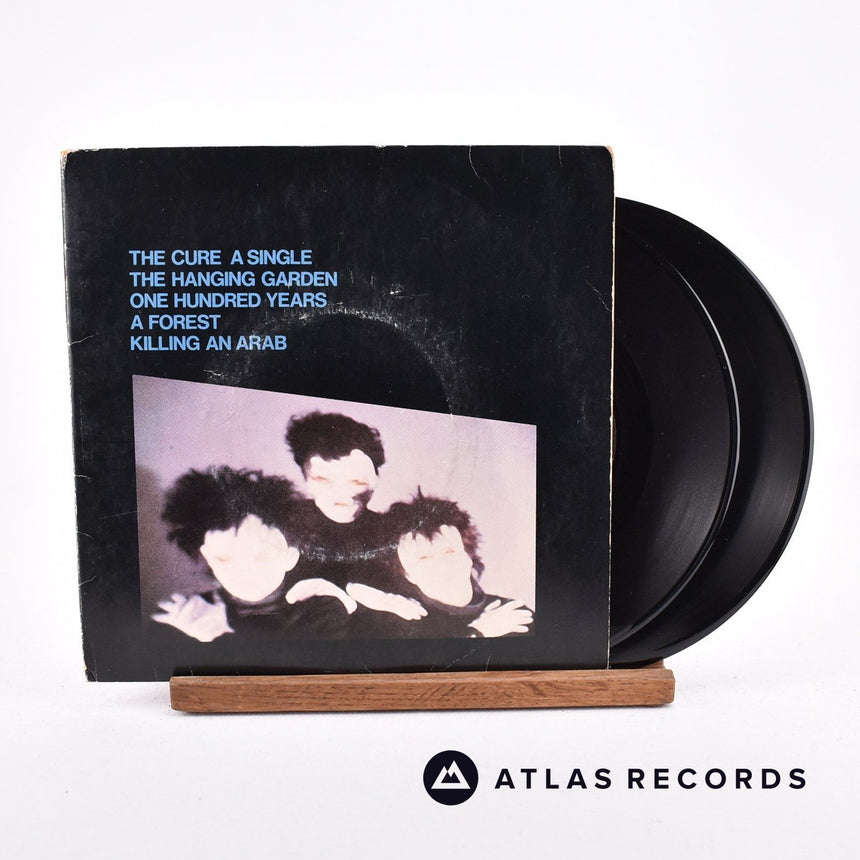 The Cure A Single 2 x 7" Vinyl Record - Front Cover & Record
