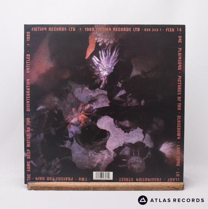 The Cure - Disintegration - A-1U B-1U LP Vinyl Record - EX/EX