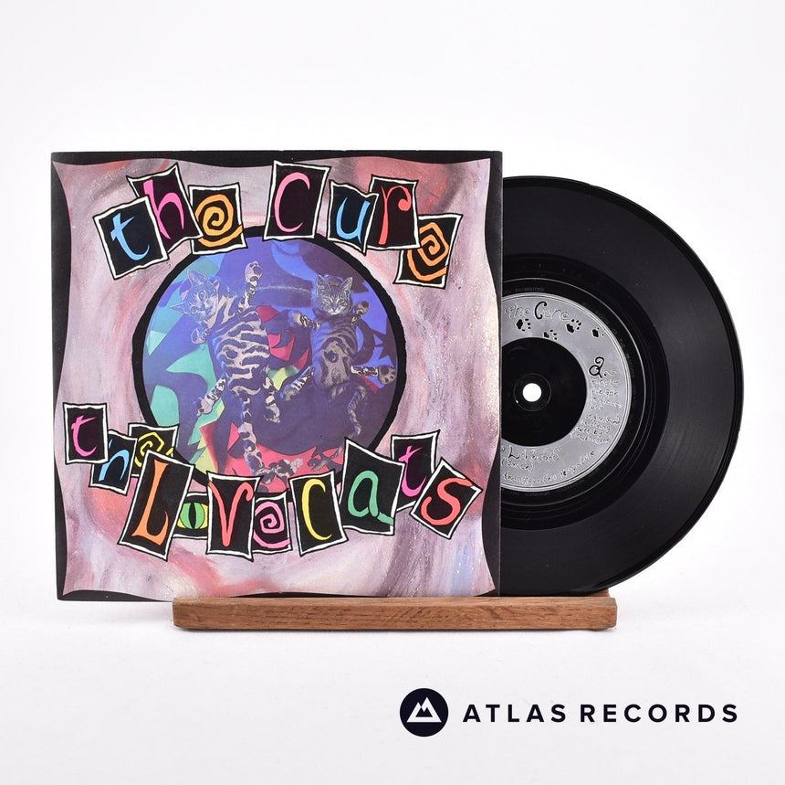 The Cure The Love Cats 7" Vinyl Record - Front Cover & Record