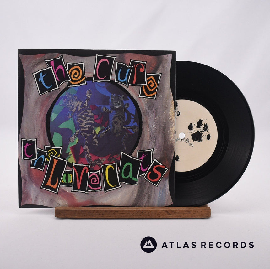 The Cure The Lovecats 7" Vinyl Record - Front Cover & Record