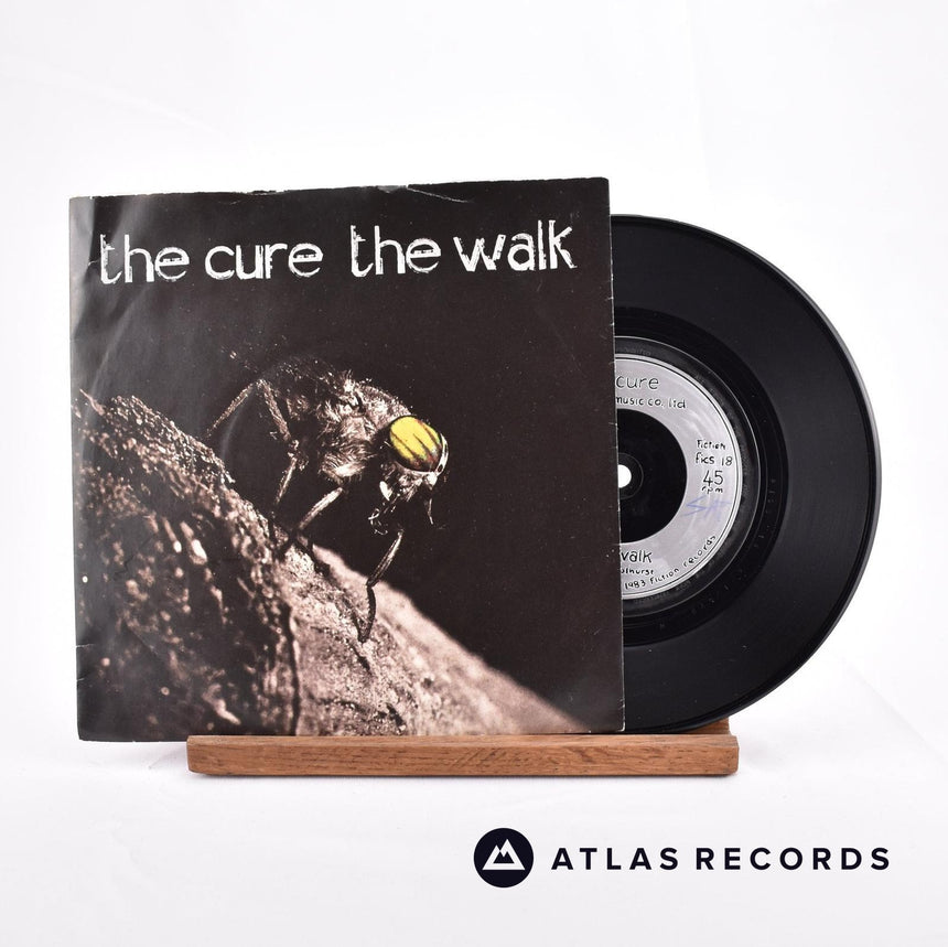 The Cure The Walk 7" Vinyl Record - Front Cover & Record