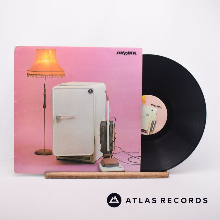 The Cure Three Imaginary Boys LP Vinyl Record - Front Cover & Record