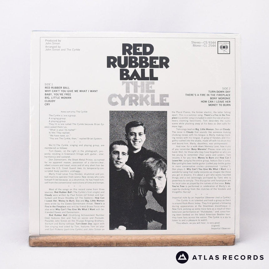 The Cyrkle - Red Rubber Ball - Reissue Sealed Us LP Vinyl Record - NEW