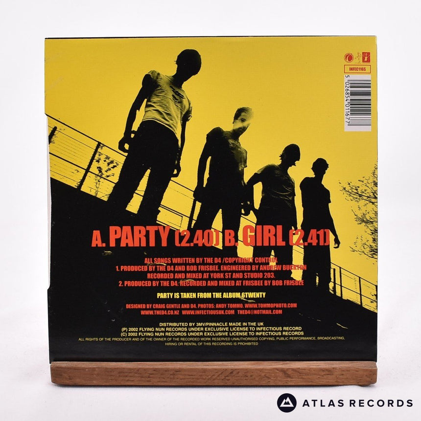 The D4 - Party - 7" Vinyl Record - NM/NM