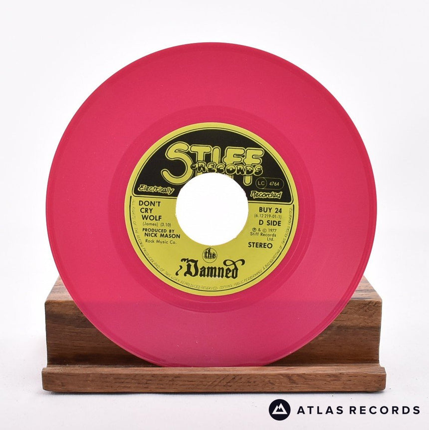 The Damned - Don't Cry Wolf - Pink 7" Vinyl Record - EX/NM