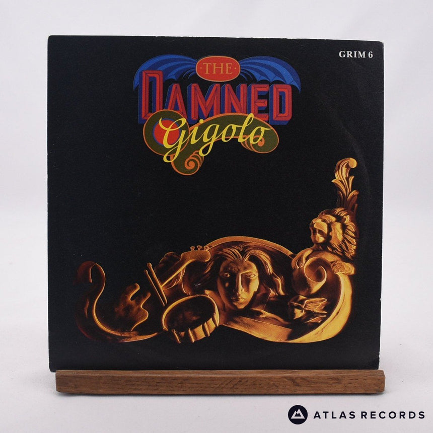 The Damned - Gigolo - Blue Transparent 7" Vinyl Record - VG+/EX