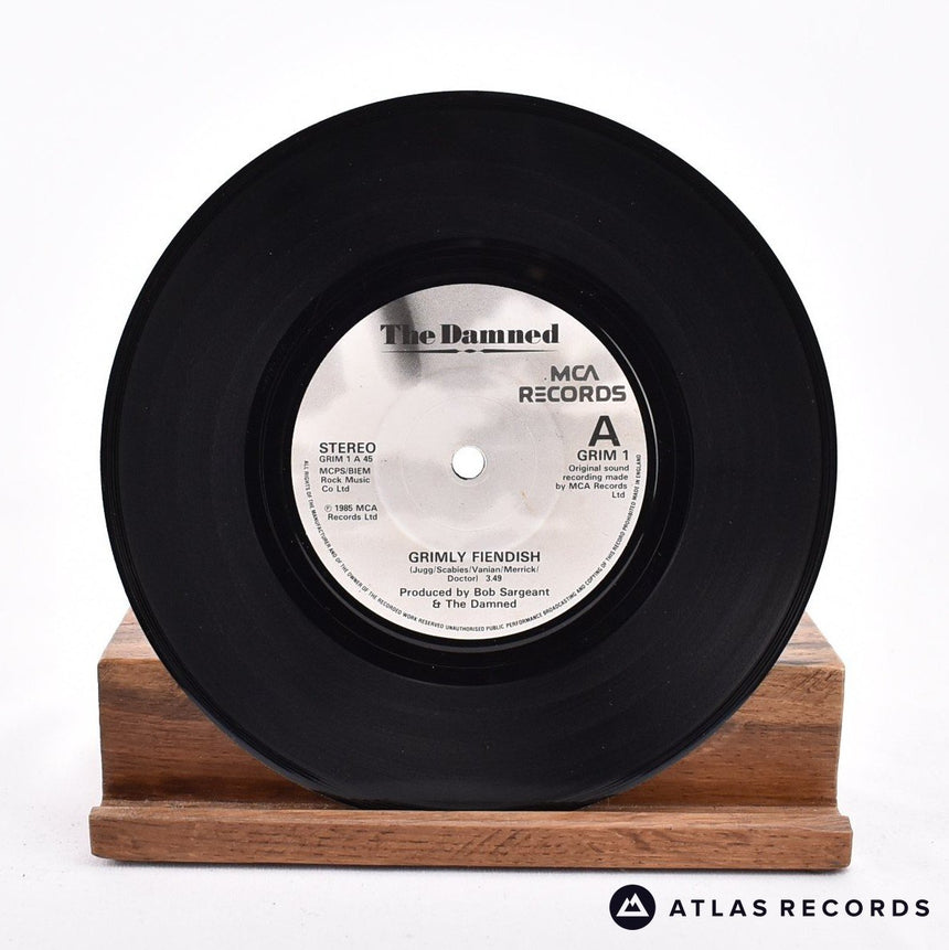 The Damned - Grimly Fiendish - Gatefold 7" Vinyl Record - EX/VG+