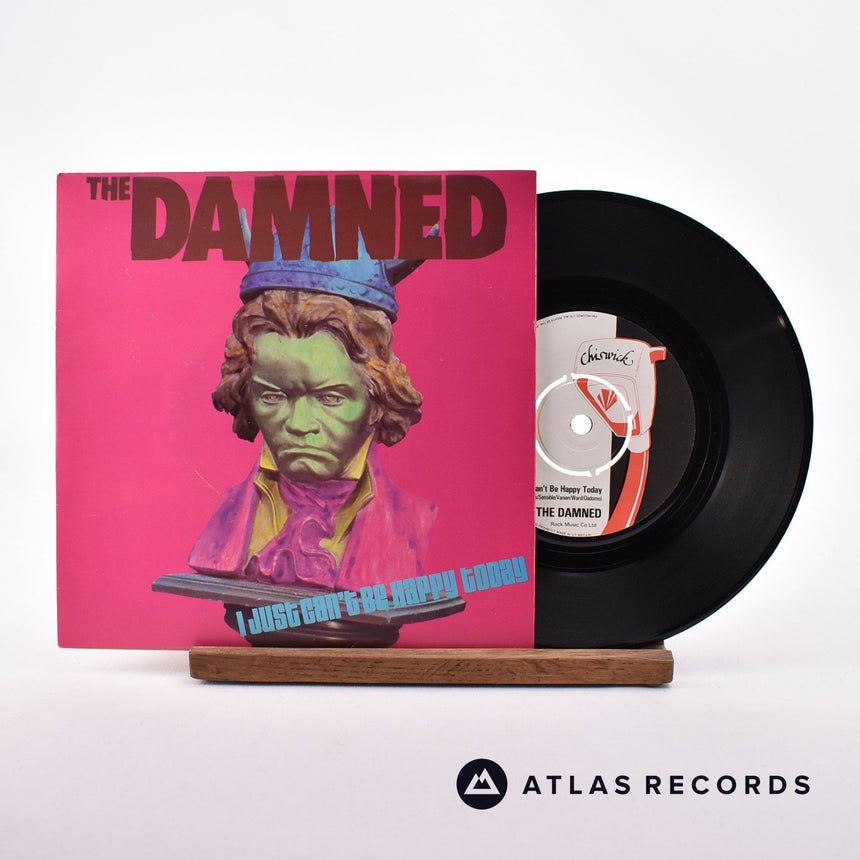 The Damned I Just Can't Be Happy Today 7" Vinyl Record - Front Cover & Record