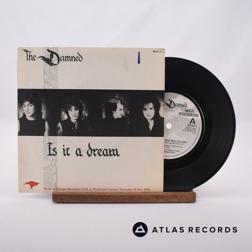 The Damned Is It A Dream 7" Vinyl Record - Front Cover & Record