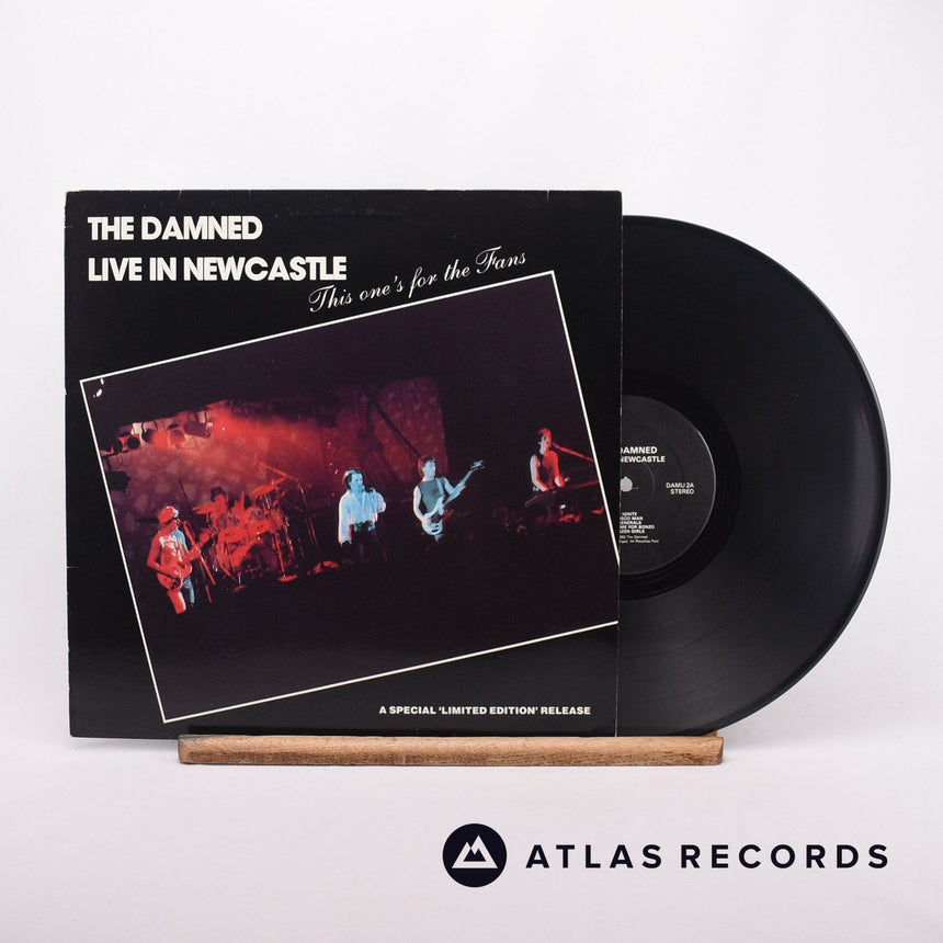 The Damned Live In Newcastle LP Vinyl Record - Front Cover & Record