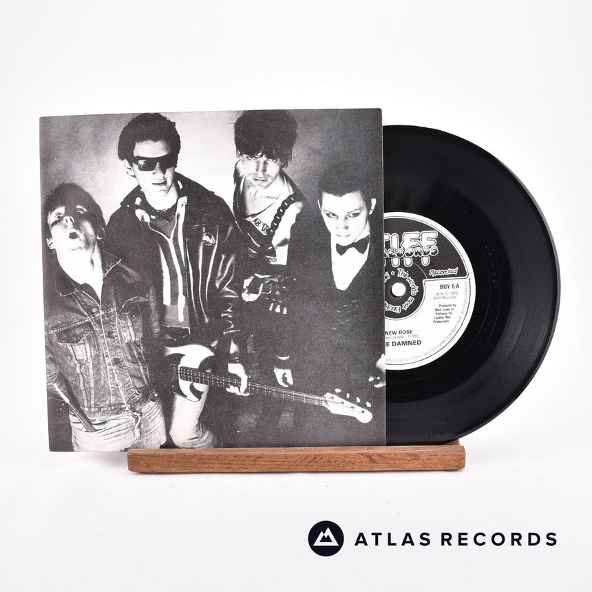 The Damned New Rose 7" Vinyl Record - Front Cover & Record