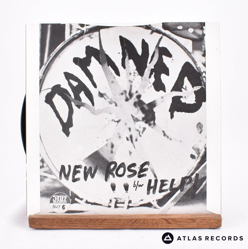 The Damned - New Rose - Reissue 7" Vinyl Record - EX/EX
