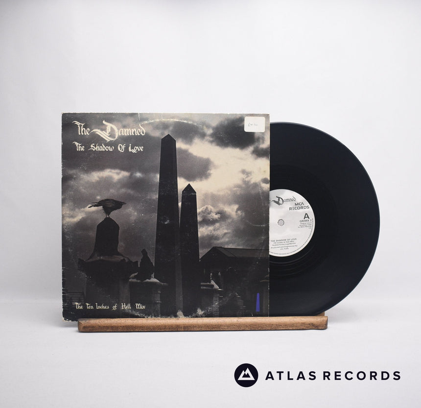 The Damned The Shadow Of Love 10" Vinyl Record - Front Cover & Record