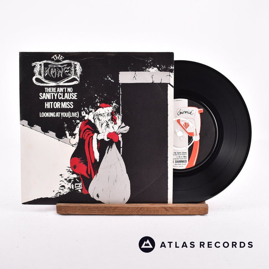 The Damned There Ain't No Sanity Clause 7" Vinyl Record - Front Cover & Record