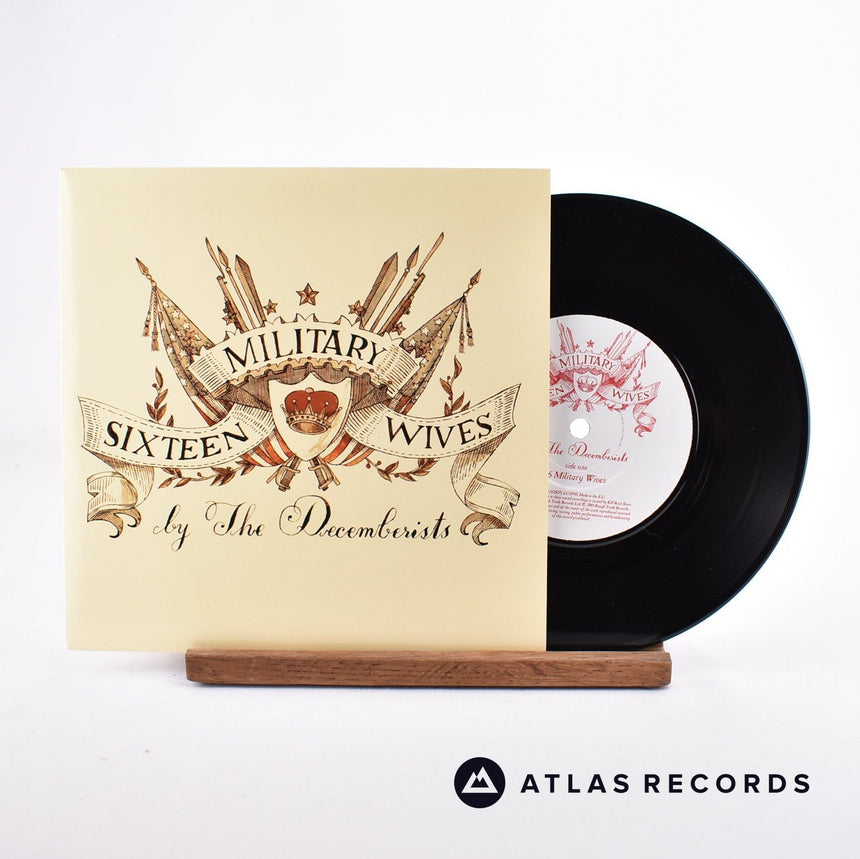 The Decemberists Sixteen Military Wives 7" Vinyl Record - Front Cover & Record
