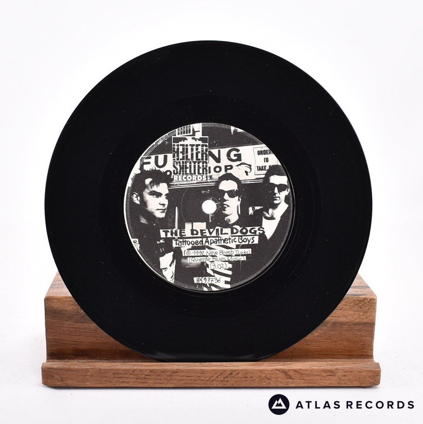 The Devil Dogs - Tattooed Apathetic Boys - 7" Vinyl Record - EX/EX