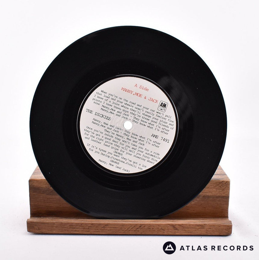 The Dickies - Manny, Moe And Jack - 7" Vinyl Record - EX/VG+