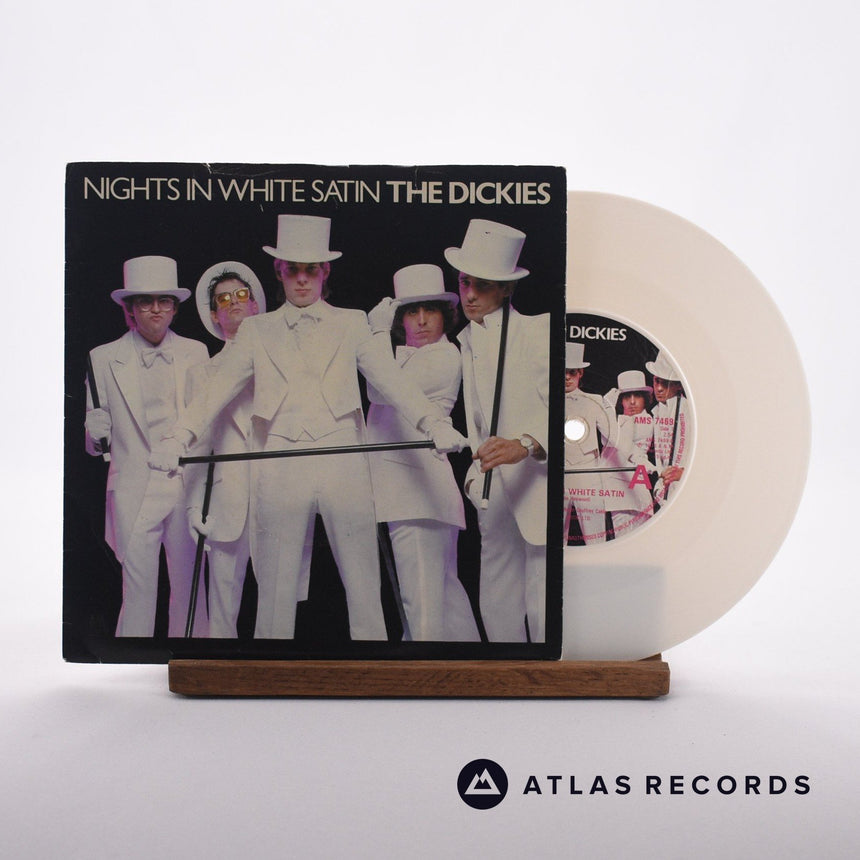 The Dickies Nights In White Satin 7" Vinyl Record - Front Cover & Record