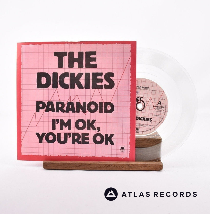 The Dickies Paranoid 7" Vinyl Record - Front Cover & Record