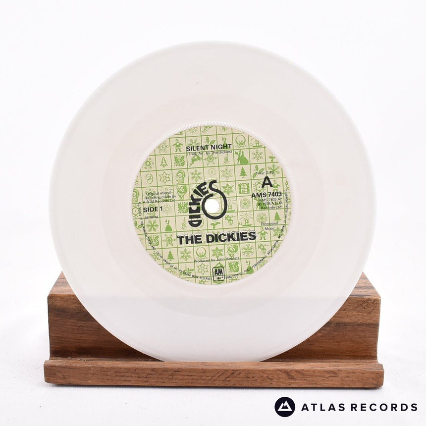 The Dickies - Silent Night - White 7" Vinyl Record - VG+/EX