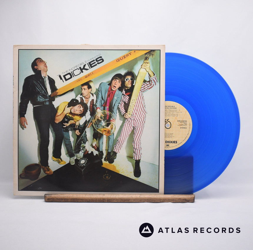 The Dickies The Incredible Shrinking Dickies LP Vinyl Record - Front Cover & Record