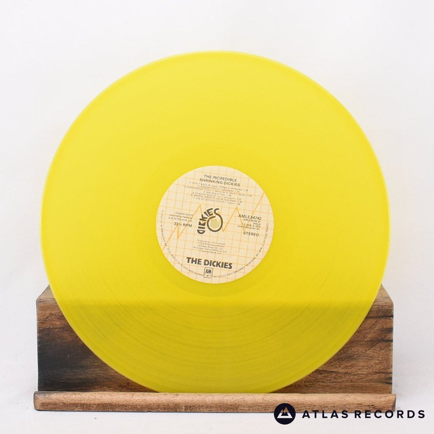 The Dickies - The Incredible Shrinking Dickies - Yellow LP Vinyl Record - EX/EX