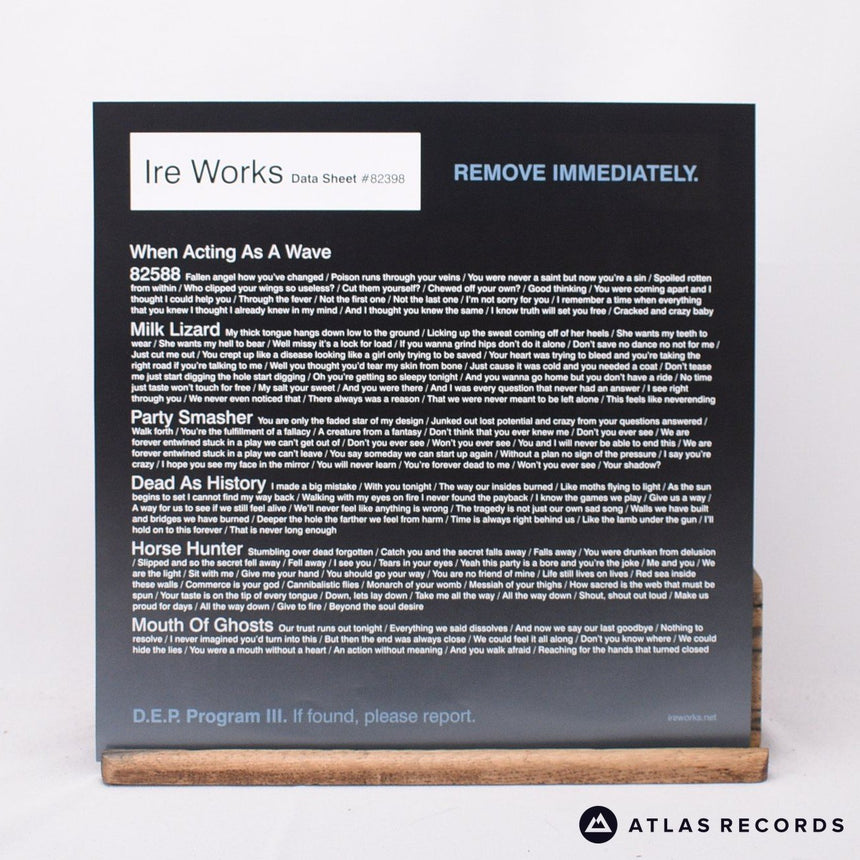 The Dillinger Escape Plan - Ire Works - Blue Fifth Press LP Vinyl Record - EX/NM