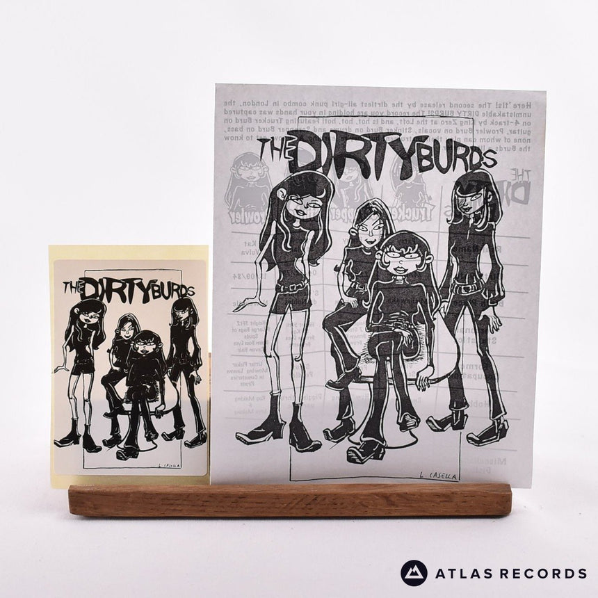 The Dirty Burds - It's A Lie - Insert Sticker 7" Vinyl Record - EX/EX