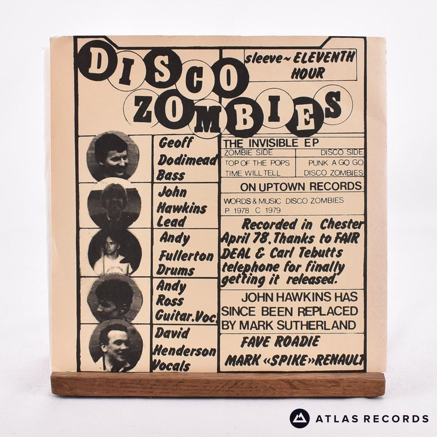 The Disco Zombies - The Invisible E.P. - 7" EP Vinyl Record - EX/EX
