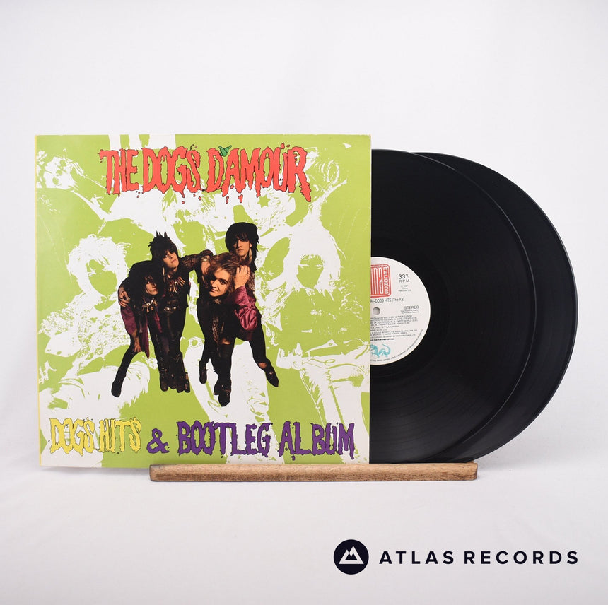 The Dogs D'Amour Dogs Hits & Bootleg Album 2 x LP Vinyl Record - Front Cover & Record