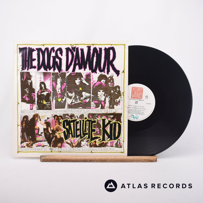 The Dogs D'Amour Satellite Kid 12" Vinyl Record - Front Cover & Record