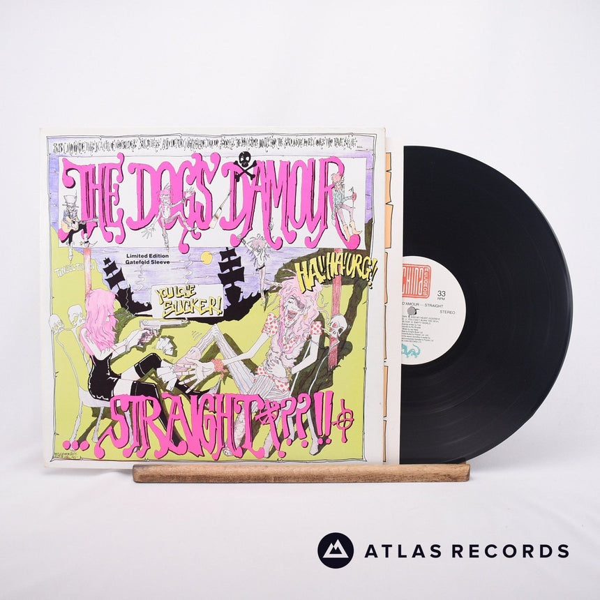 The Dogs D'Amour Straight LP Vinyl Record - Front Cover & Record