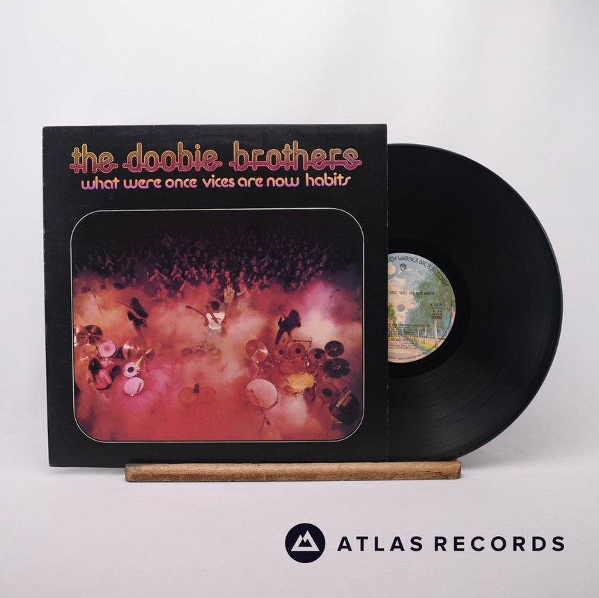 The Doobie Brothers What Were Once Vices Are Now Habits LP Vinyl Record - Front Cover & Record