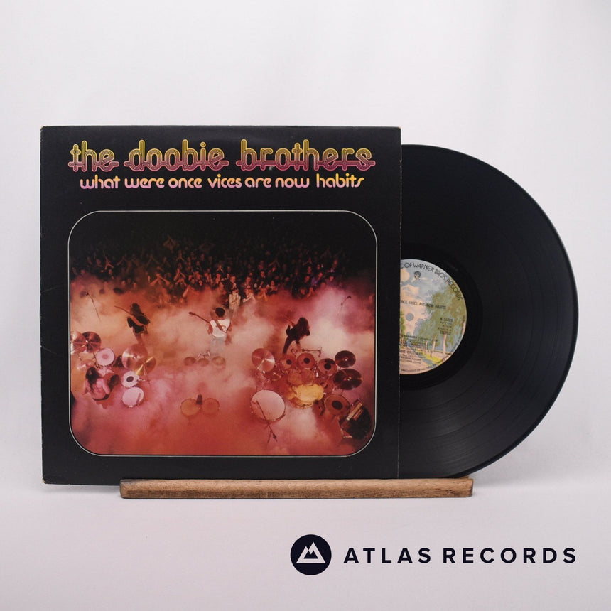 The Doobie Brothers What Were Once Vices Are Now Habits LP Vinyl Record - Front Cover & Record