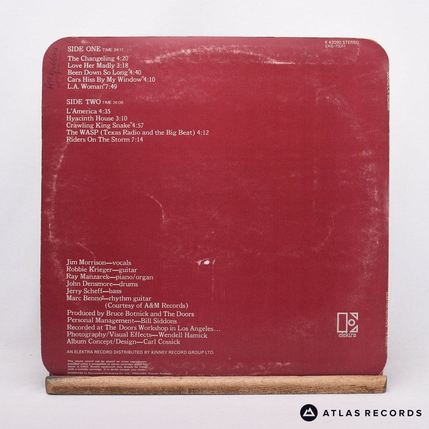 The Doors - L.A. Woman - Die-Cut Sleeve A1 B1 LP Vinyl Record - VG+/VG+