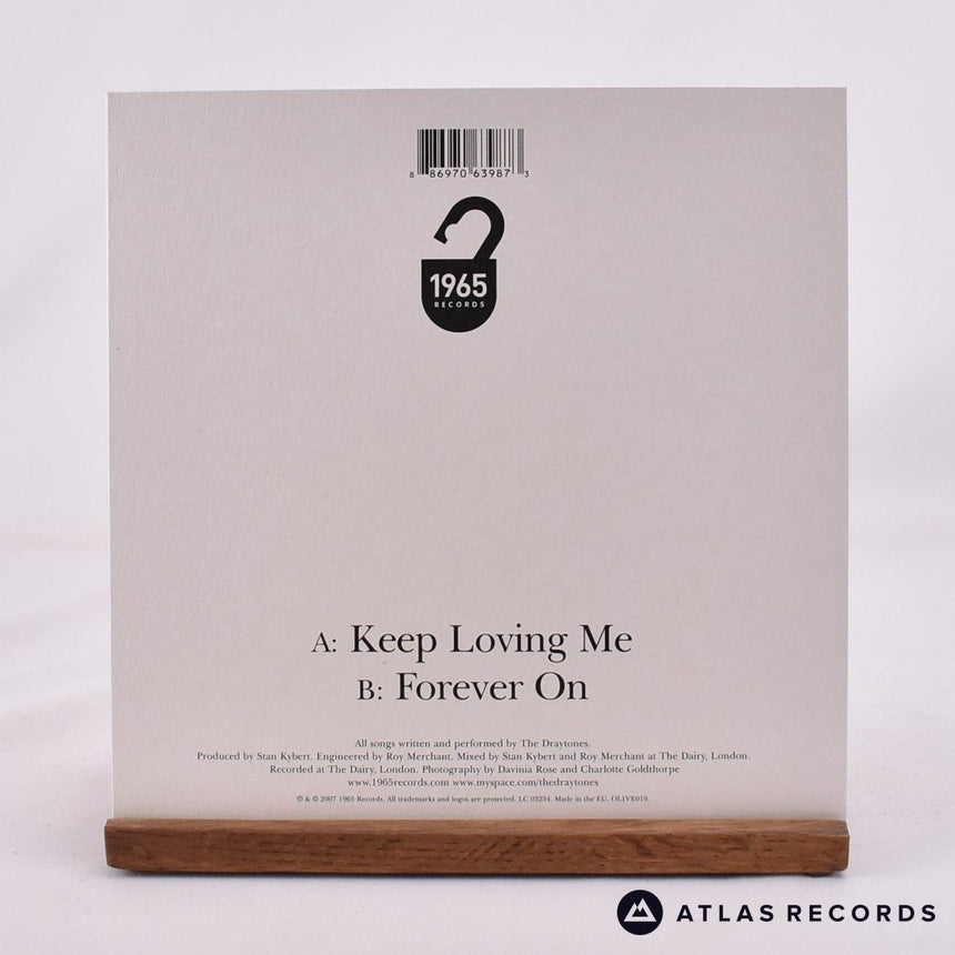 The Draytones - Keep Loving Me - 7" Vinyl Record - NM/NM