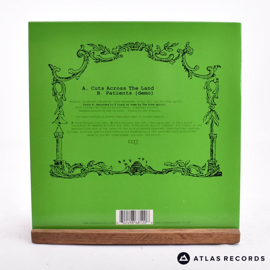 The Duke Spirit - Cuts Across The Land - Lime Green 7" Vinyl Record - NM/NM