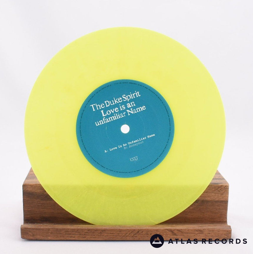 The Duke Spirit - Love Is An Unfamiliar Name - Yellow 7" Vinyl Record - NM/VG+
