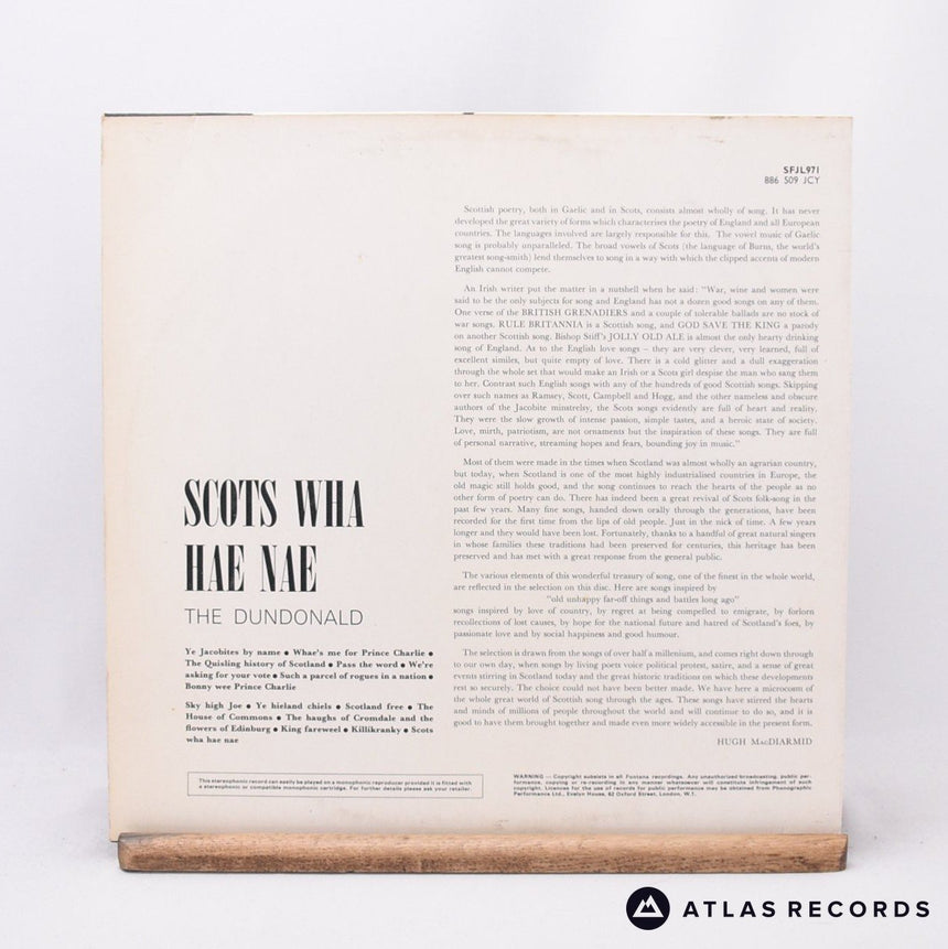 The Dundonald - Scots Wha Hae Nae - LP Vinyl Record - VG+/VG+