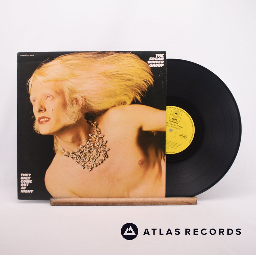 The Edgar Winter Group They Only Come Out At Night LP Vinyl Record - Front Cover & Record