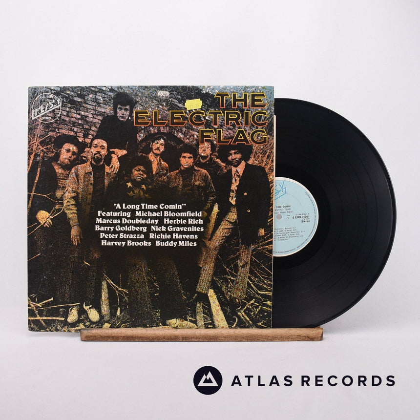 The Electric Flag A Long Time Comin' LP Vinyl Record - Front Cover & Record