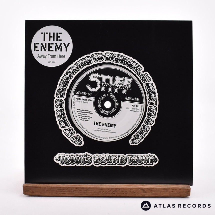 The Enemy Away From Here 7" Vinyl Record - Front Cover & Record