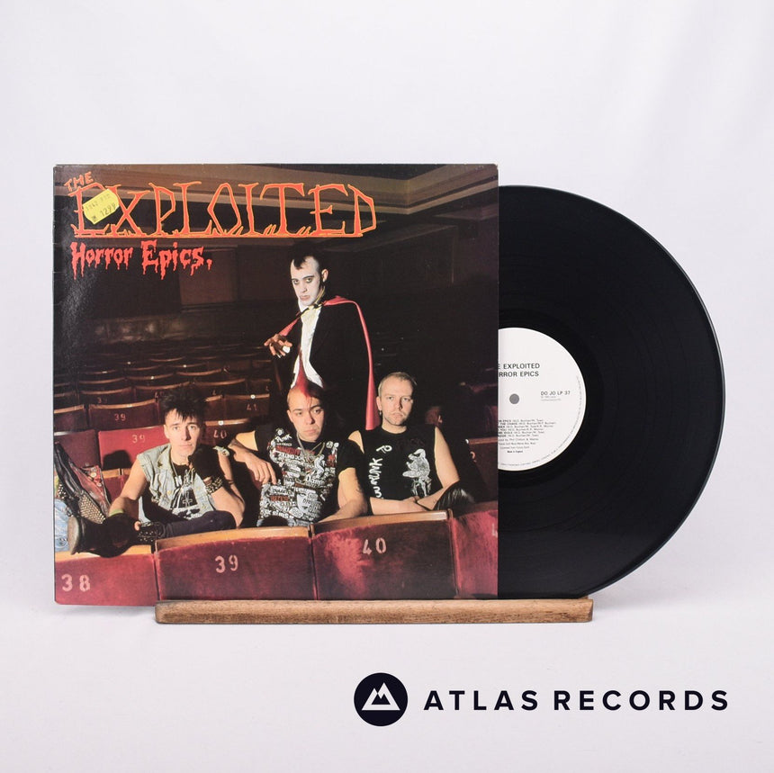 The Exploited Horror Epics. LP Vinyl Record - Front Cover & Record