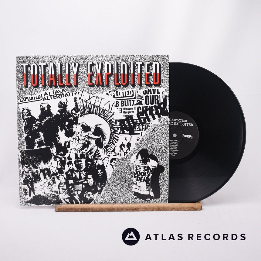 The Exploited Totally Exploited LP Vinyl Record - Front Cover & Record