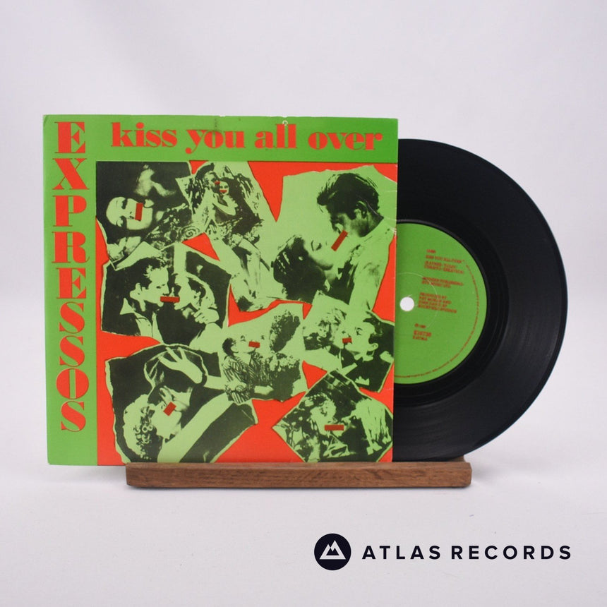 The Expressos Kiss You All Over 7" Vinyl Record - Front Cover & Record